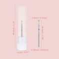 thumbnail image 4 of Unique Bargains 1 Set Nail Drill Bits Resistant Tungsten Steel for Nail Polishing Peeling Silver Tone Blue, 4 of 6