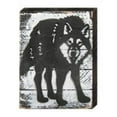 thumbnail image 1 of Designocracy 982272-12 Standing Wolf Art on Board Wall Decor, 1 of 1