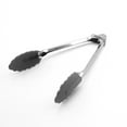 Mainstays Stainless Steel and Silicone Mini Tongs Grey