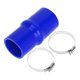 thumbnail image 1 of Conjunto Único de Manguera de Silicona Hump de 127mm/5" con Abrazaderas, Manguera de Refrigerante Universal Azul 51mm/2.01"-54mm/2.13" ID, 1 of 7