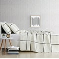 thumbnail image 5 of Truly Soft Kurt Windowpane Ivory and Black Polyester 2-Piece Twin XL Quilt Set, geometric themed, for Men and Women, OEKO-TEX Certified Confidence, 5 of 9