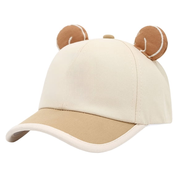 yocbz Baby Boy Hat Baby Baseball Cap Toddler Boys Girls Sun Hat Kids Adjustable Cotton Caps Lightweight Trucker Hats Beige,3-8 Years