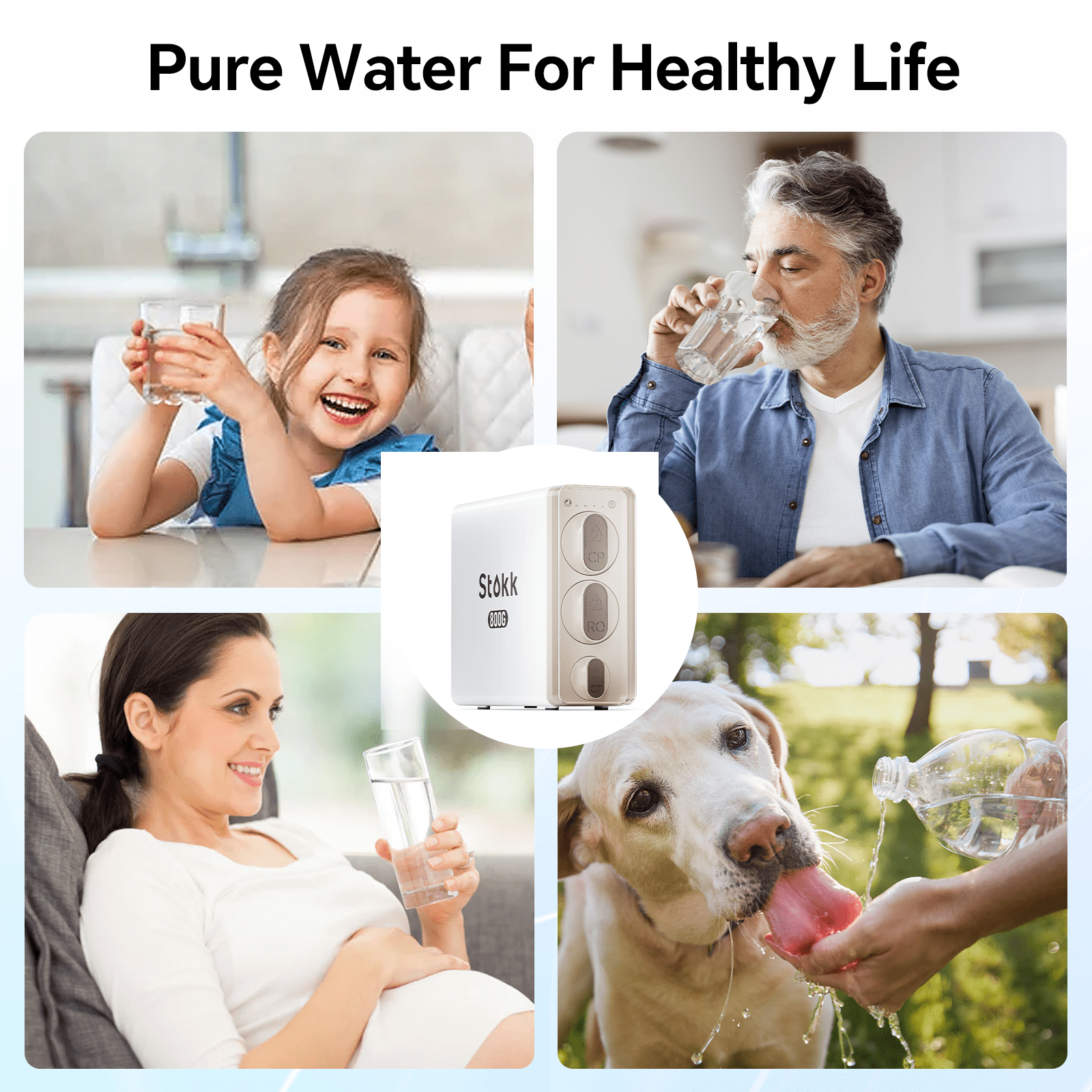 Stokk Tankless Reverse Osmosis 8-Stage Under-Sink Filtration System