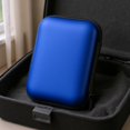 thumbnail image 4 of kowaku 2.5 Inch Portable Storage Device Case Fastener Closure Zippered EVA Travel Pouch Universal Compatibility Zippered EVA Case for Travelers, on the Go, 4 of 10