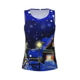 thumbnail image 6 of Sigee Christmas Night for Women's Workout Tank Top,Running Tank Tops,Sleeveless Gym ClothesMedium, 6 of 8