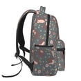 thumbnail image 3 of Easygdp Hedgehogs and Flowers1 Mochila Ergonómica Versátil para Laptop - Múltiples Bolsillos, Correas Ajustables, Unisex para Escuela, Viajes y Actividades al Aire Libre-One Size, 3 of 5