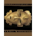 thumbnail image 2 of Zarris, Chariklia 26x32 White Modern Wood Framed Museum Art Print Titled - African Mask IV, 2 of 4