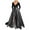 Black dresses, variant on Wycnly Dresses for Women 2024 Party Prom Fashion Sparkly Sequin Empire Waist Flowy Pleated Slit Swing A Line Long Dresses Color Patchwork Long Sleeve V-Neck Maxi Formal Dresses for Women Blue XXXL
