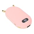 thumbnail image 4 of Calentadores de manos portátiles recargables por USB de 6000 mAh, color rosa, con dos configuraciones de temperatura y banco de energía, 4 of 8