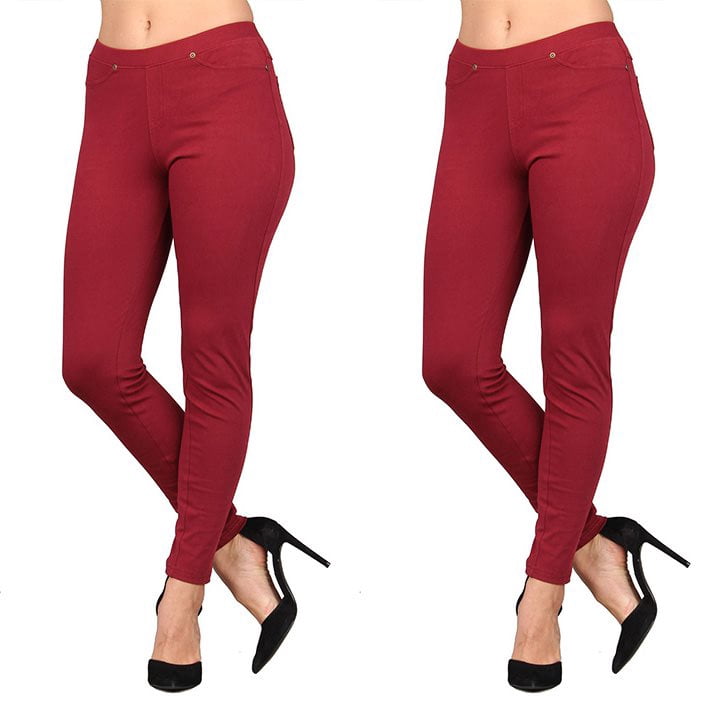 2-Pack Lildy Women's Denim Jeggings 