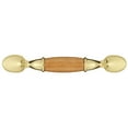 thumbnail image 2 of Hickory Hardware P794 Gladstone 3" Center To Center Wood Insert Rustic Cabinet Handle /, 2 of 5