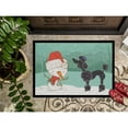 thumbnail image 3 of Carolines Treasures CK2064JMAT Black Poodle Snowman Christmas Door Mat Indoor Rug or Outdoor Welcome Mat 24x36 Doormat, 3 of 4