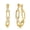 Gold, variant on Paperclip Hoop Earrings for Women,18K Gold Plated Chain Link Hoop Earrings,Geometric Hoop Earrings Dainty Everyday Jewelry Gift for Her Wife Mom Girlfriend