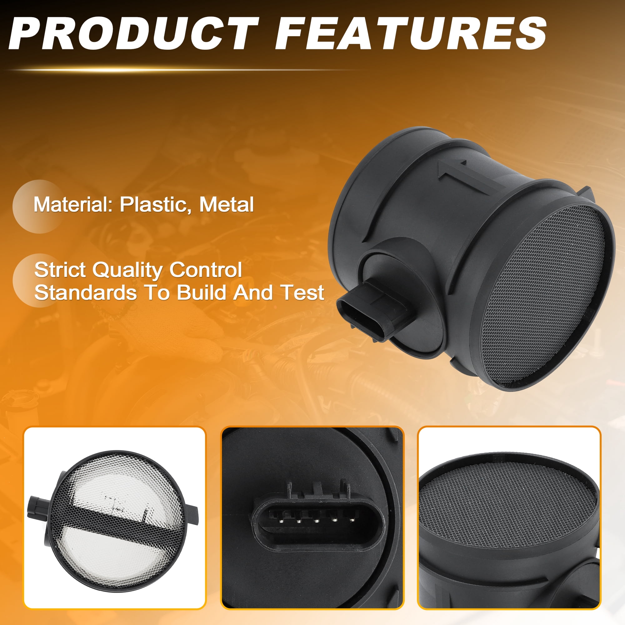 Unique Bargains Mass Air Flow Sensor Assembly for Chevrolet Vehicles