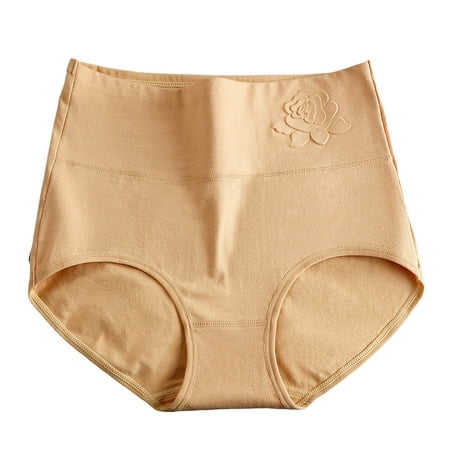 Huesdet Womens Seamless Underpant - No-Show Full-Coverage Comfort - Stretchy High Cut Panties for Everyday Wear(Brown L)
