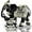 Black-elephant, variant on Elephant Statue African White Table Sculpture, Desktop Art Figures Great Gift Animal Figurines Home Décor, Crafts Decorations for Living Room Party Foyer (White-Elephant)