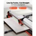 thumbnail image 6 of VEVOR 47.2-Inch Manual Tile Cutter, Upgraded Rail and Sliding Head, Precision Alignment Guide, Tungsten Carbide Cutting Wheel, Support Legs with Swivel Wheels, for DIY Pros, Ceramic, Floor,Wall Tiles, 6 of 9