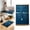 Blue, variant on Islamic Prayer Mat with English Arabic Guidance Non Slip Portable Foldable Travel Prayer Rug for Home Use Learning Salah Worship Muslim Prayer Carpet Educational Spiritual Mat for Adults Beginners