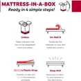 thumbnail image 3 of Twin XL Mattress - 6 - inch High - Density Foam for Support - Bedroom - Stable Sleep, 3 of 4