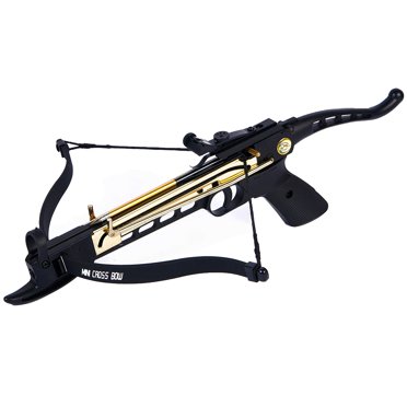 Isaazon 80lb Self-Cocking Pistol Crossbow – Military Green, 225+ FPS, Hunting Bow