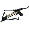 iGlow 80 lb Black / Camouflage Aluminum Self Cocking Hunting Pistol Crossbow Archery Bow +15 Bolts / Arrow +2 Strings 50