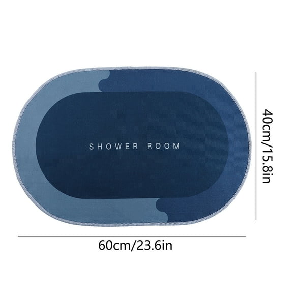 Dpityserensio 2PC Bathroom Rugs Absorbent Soft Memory Foam Mat Bath Bathroom Bedroom Floor Shower Rug
