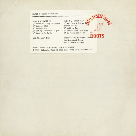 Early B - Early B Meets Super Cat - Music & Performance - Vinyl