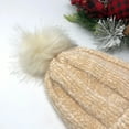 thumbnail image 3 of Women Beanies Hat And Scarf Set Beige Color, 3 of 4