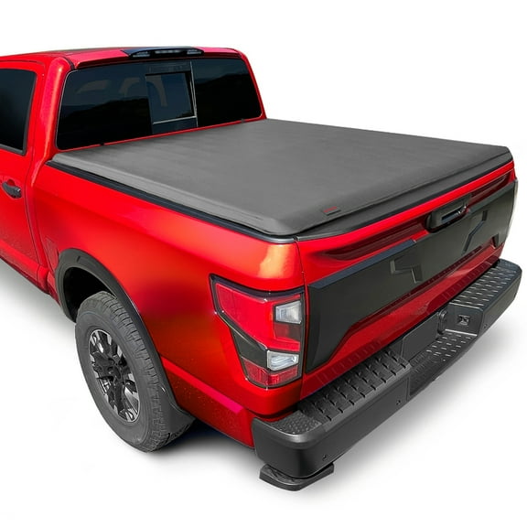 MaxMate Soft Roll-up Truck Bed Tonneau Cover Compatible with 2017-2024 Nissan Titan | 5.5' (67") Bed | TCN169048