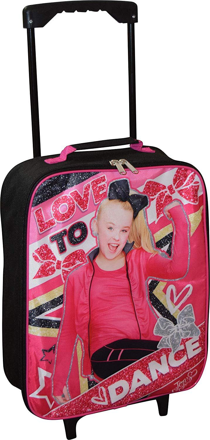 Rolling Luggage Nickelodeon JoJo Siwa Girls 15 Collapsible Wheeled Pilot Case 