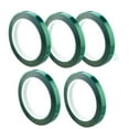 thumbnail image 4 of UPOUART 5Pcs Green Tape for Car Paint High Temperature Resistance 15MMx33Mx0.06in, 4 of 8