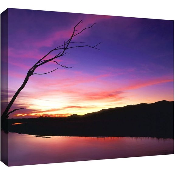 Dean Uhlinger "Gila River Sunset" Gallery-Wrapped Canvas