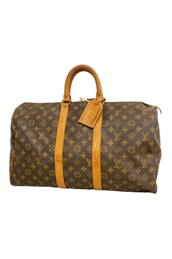Pre-Owned Louis Vuitton Bags - Boston Monogram Keepall 45 M41428 Brown Men's & Women's