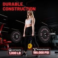 thumbnail image 6 of ROALW Olympic Barbell Bar 6.5 ft - 1,000 lb Capacity for Weightlifting, Powerlifting, Bench Press, Deadlift & Squat - Strength Training Barbell for Gym,Black Silver, 6 of 8