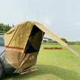 thumbnail image 4 of Car Tailgate Tent, Portable Camping Trailer Car Trunk Tent SUV Awning Shelter Canopy Rear Sunshade, 4 of 7
