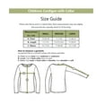 thumbnail image 4 of Aran Boy's 100% Merino Wool Irish Cardigan with Buttons | Aran Cable Knit Kids Button Sweater Fold Over Collar White, 4 of 4
