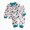 G885-Green, variant on HFHAPW Boys Girls Pajamas Pjs Toddler 2 Piece Sleepwear Kids Clothes Set Long Sleeve Fall Winter Set