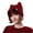 Wine, variant on Fall Winter Beanies Skullies Knitted Hat Cute Cat Ear Hat Warm Solid Color For Women With Sunglasses Windproof Couples Cap Fashion Flying Ski Hats