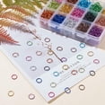 thumbnail image 3 of 15Color 10mm Open Jump Rings 1950pcs Aluminum Jump Rings, 3 of 9