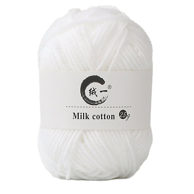 Colorful Hand Knitting 25g Knitting Crochet Milk Soft Baby Cotton Wool Yarn