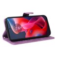 thumbnail image 5 of Phone Case for Motorola MOTO G04/G24 Magnetic PU Leather Card Slots Durable Wallet Cover, 5 of 5