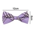 thumbnail image 2 of Empate de Huxley y Kent | | Accesorio para collar de mascota con lazo de rejilla azul/verde, 2 of 5