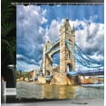 thumbnail image 4 of Ambesonne London Shower Curtain, British UK Heritage, 69"Wx75"L, Multicolor, 4 of 5