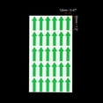 thumbnail image 2 of Small Arrow Sticker Label 1.2x0.5", 180 Pcs Adhesive Color Coding Decal, Green, 2 of 6