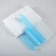 thumbnail image 7 of Unique Bargains 4 Pcs Plastic Lightweight Traveling Toothbrush Holders Case for Travel Business 7.48"x1.06" White Blue, 7 of 7