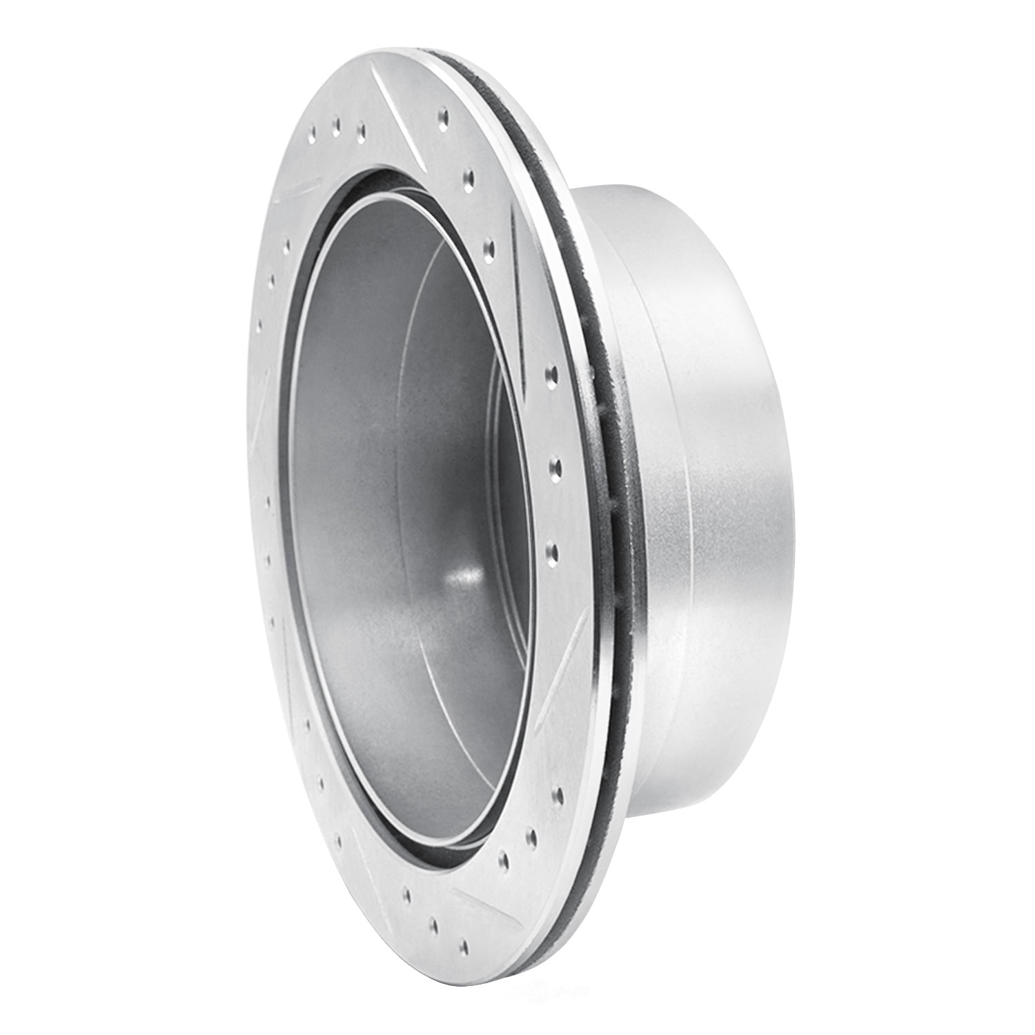 Dynamic Friction Company 631-76117L DFC Brake Rotor - Drilled And Slotted - Silver