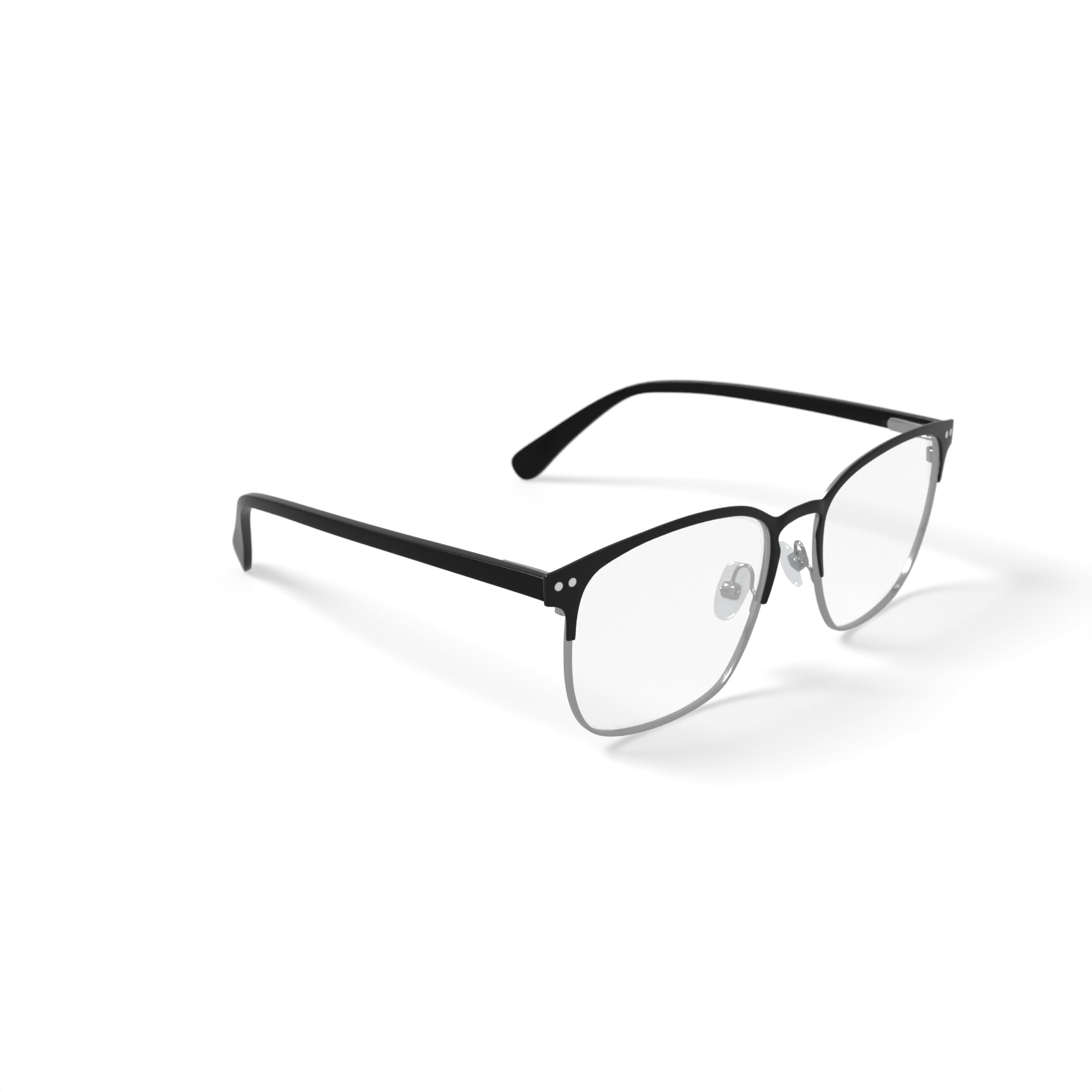 True Religion Men's Malcom Browline Prescription Eyeglasses with Case, Black
