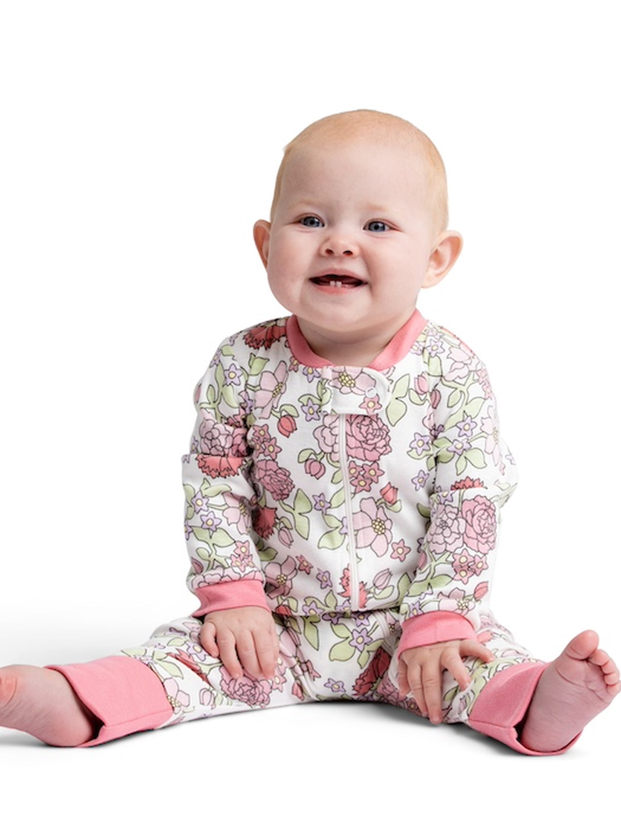 M+A by Monica + Andy, Organic Cotton One-Piece Coverall, Sizes Newborn - 18-24 Months