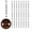 White, variant on YEMNPIOS Short Perm Rods Natural Hair Non Slip Plastic Cold Wave Perming Rods with Elastic Rubber Band Hairdressing Styling Tool Gray 0.59 Inch 30 Pcs