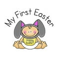 thumbnail image 2 of CafePress - My First Easter (Grey) Infant Bodysuit - Baby Light Bodysuit, Size Newborn - 24 Months, 2 of 4